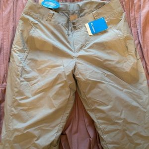 Womens Columbia Snowpants Gray  Xl  14